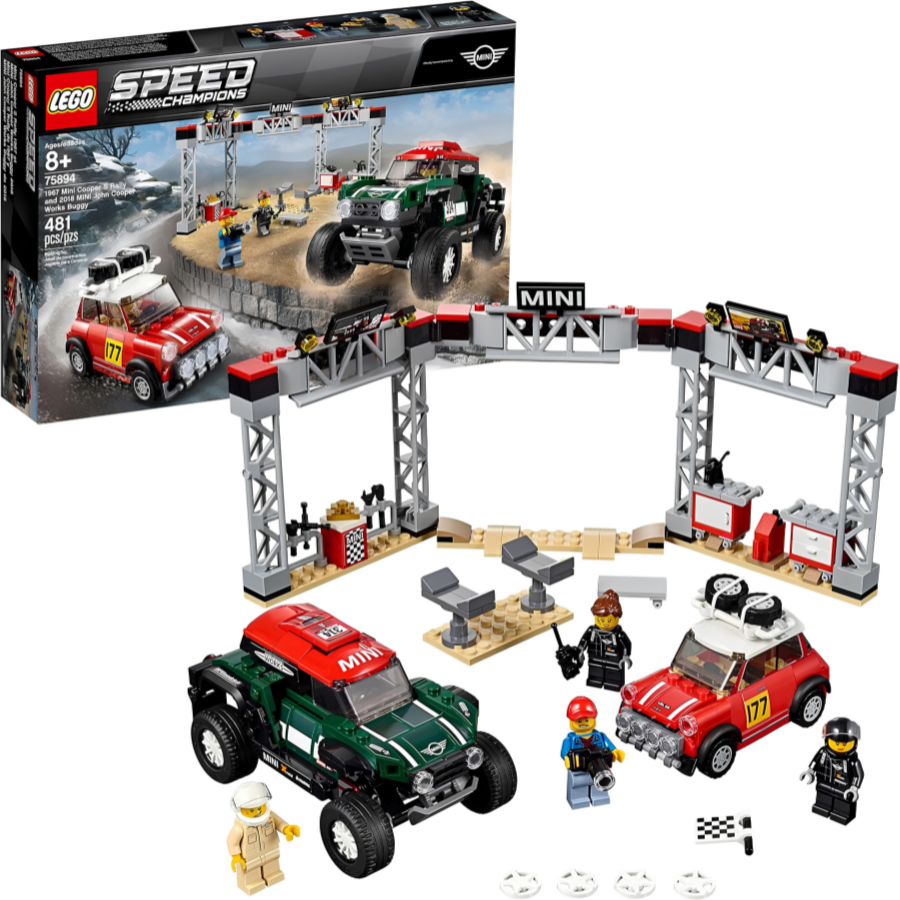 Lego_Speed_Champions_75894_-_1967_Mini_Cooper_S_Rally_e_2018_Mini_John_Cooper_Works_Buggy