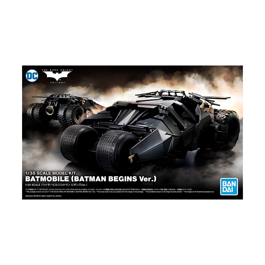 BANDAI SPIRITS - Batman Model Kit - Batmobile Batman Begins DC Comics 1:35