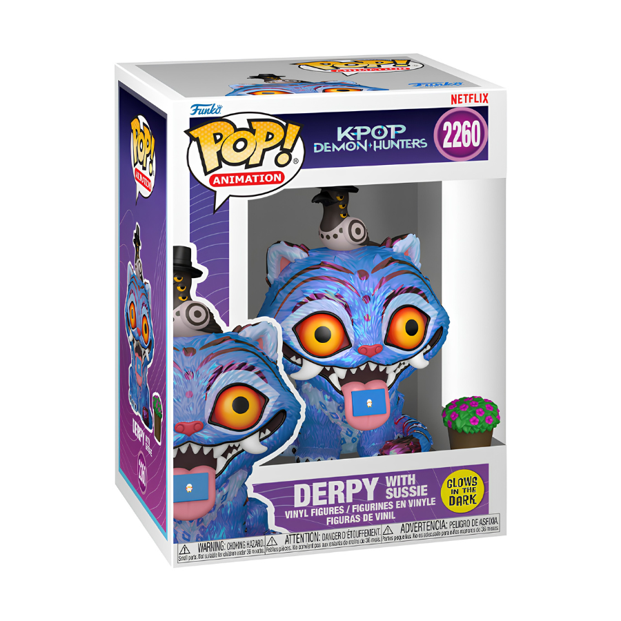FUNKO KPOP DEMON HUNTERS DERPY AND SUSSIE GLOW IN THE DARK