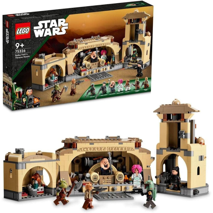 LEGO STAR WARS 75326 LA SALA DEL TRONO DI BOBA FETT PALAZZO DI JABBA