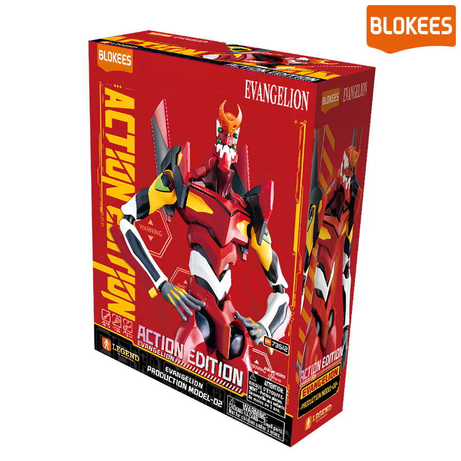 BLOKEES BLK73512 EVANGELION EVA UNIT 02 ACTION EDITION