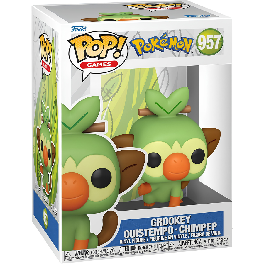 FUNKO POP #957 POKEMON GROOKEY OUISTEMPO CHIMPEP FK70976