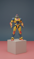 Action figure robot articolato