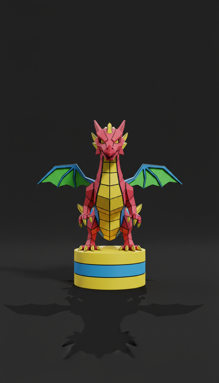 Collezionabile drago 3D stampa personalizzata