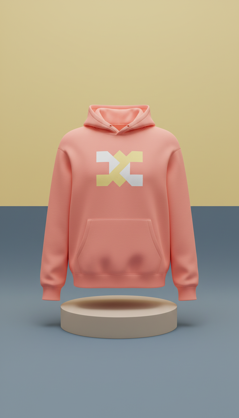 Felpa logo pastello oversize