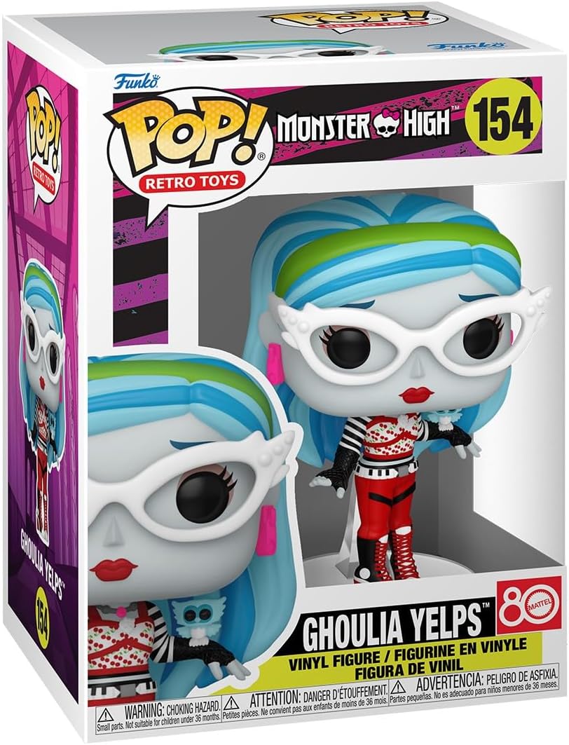 Funko POP! Retro: Monster High - Ghoulia Yelps - Figura in vinile da collezione - 154