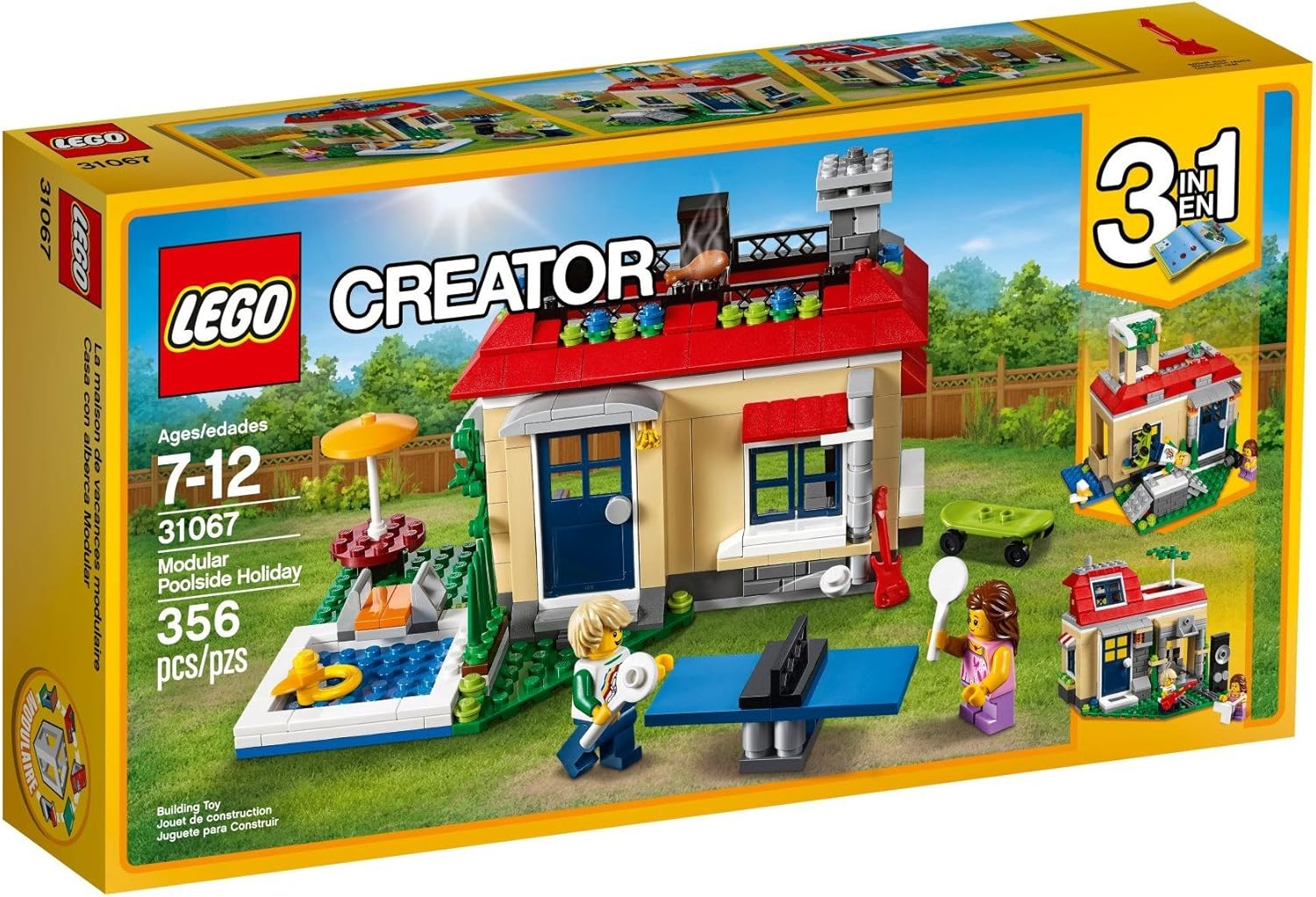 LEGO CREATOR 31067 VACANZA IN PISCINA MODULABILE