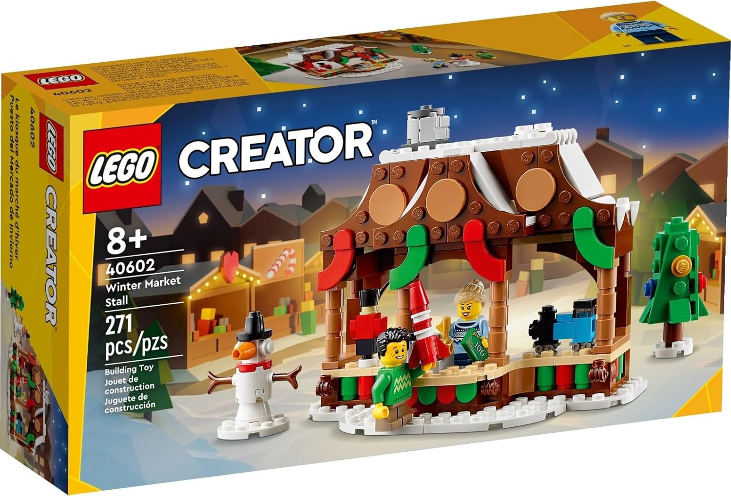 LEGO CREATOR 40602 WINTER MARKET STAL - Bancarella del Mercato Invernale
