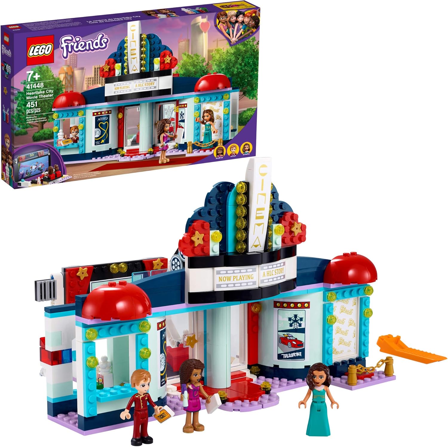 LEGO FRIENDS 41448 HEARTLAKE CITY MOVIE THEATER