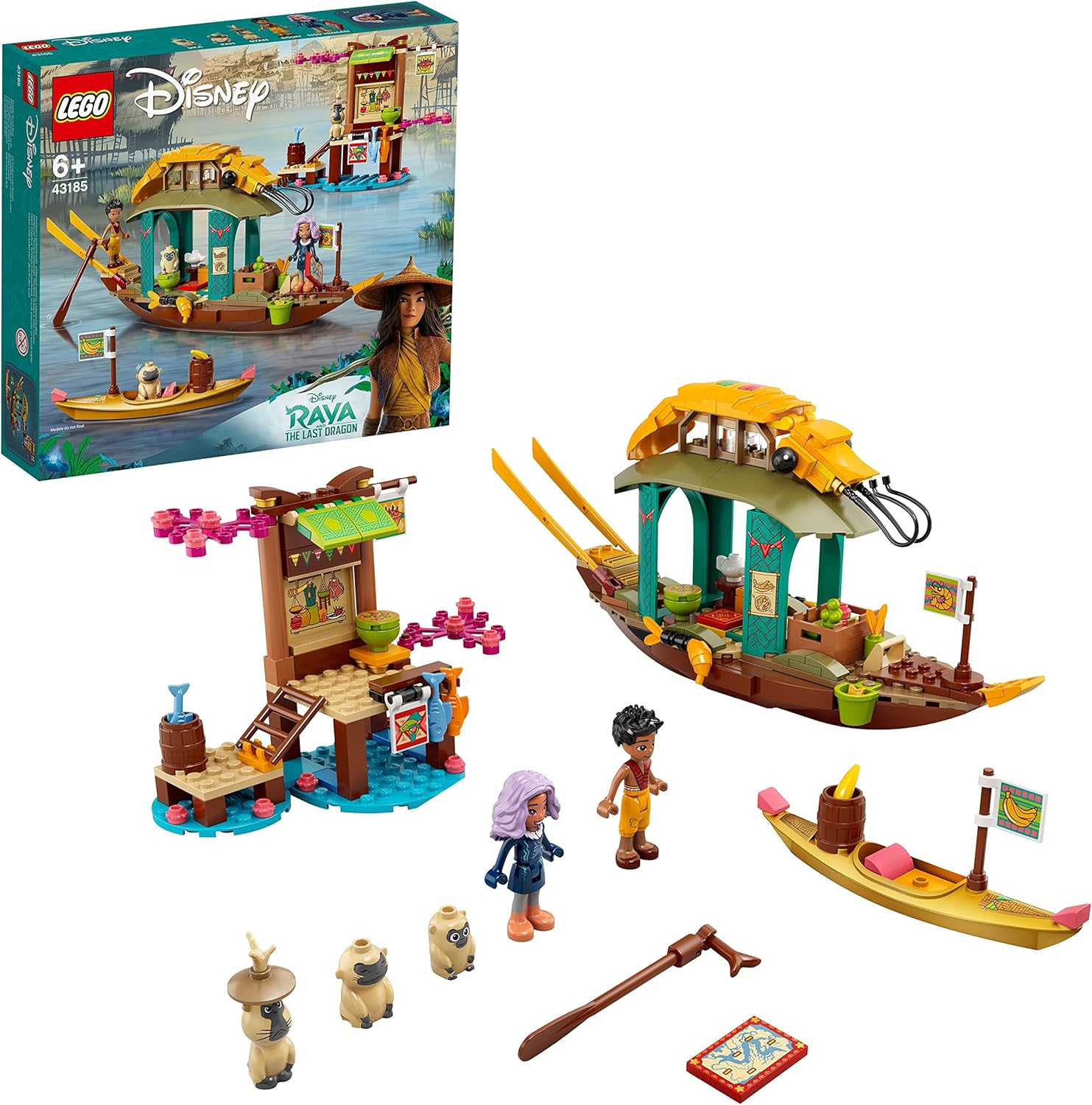 LEGO 43185 DISNEY PRINCESS BARCA DI BOUN - RAYA AND THE LAST DRAGON