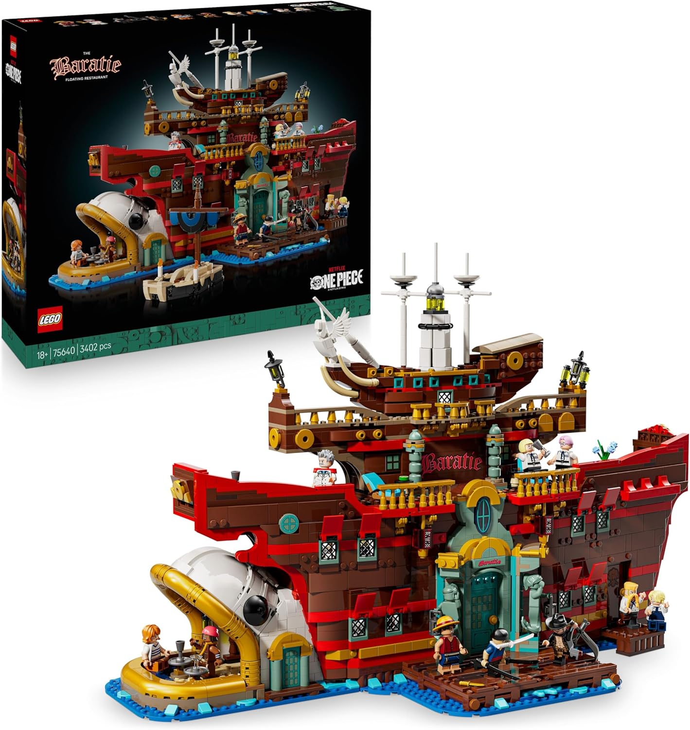 LEGO 75640 ONE PIECE THE BARATIE FLOATING RESTAURANT