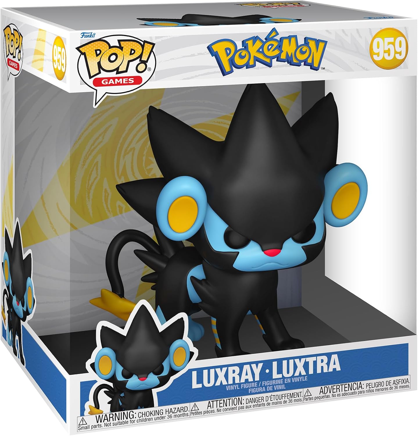 FUNKO POP JUMBO LUXRAY LUXTRA POKEMON