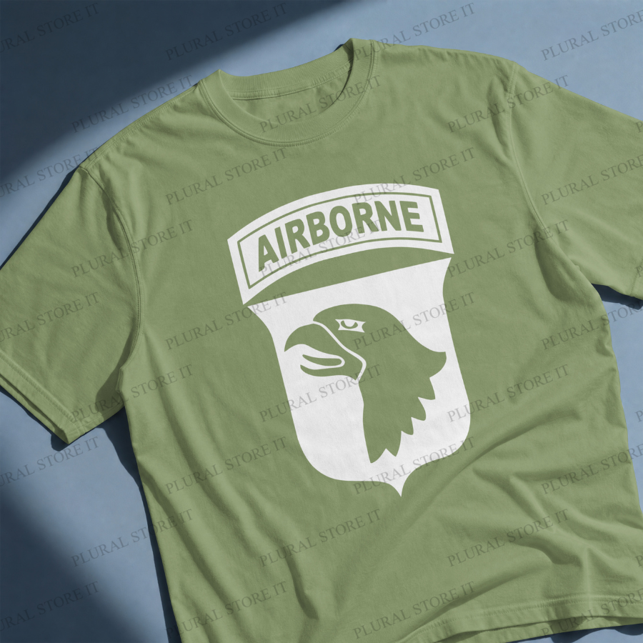 T SHIRT AIRBORNE AQUILA DEL 101ST AIRBORNE DIVISION W