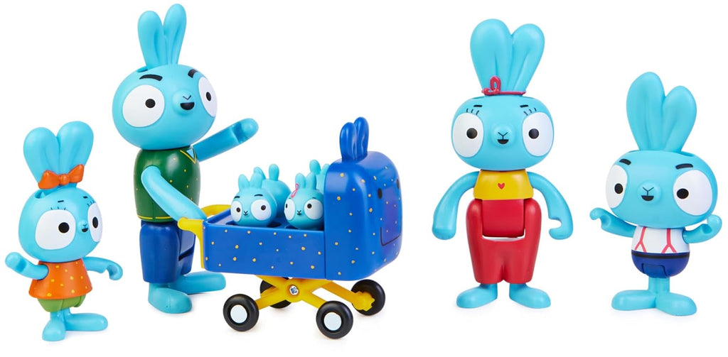 Brave Bunnies Family Pack - Set gioco con personaggi