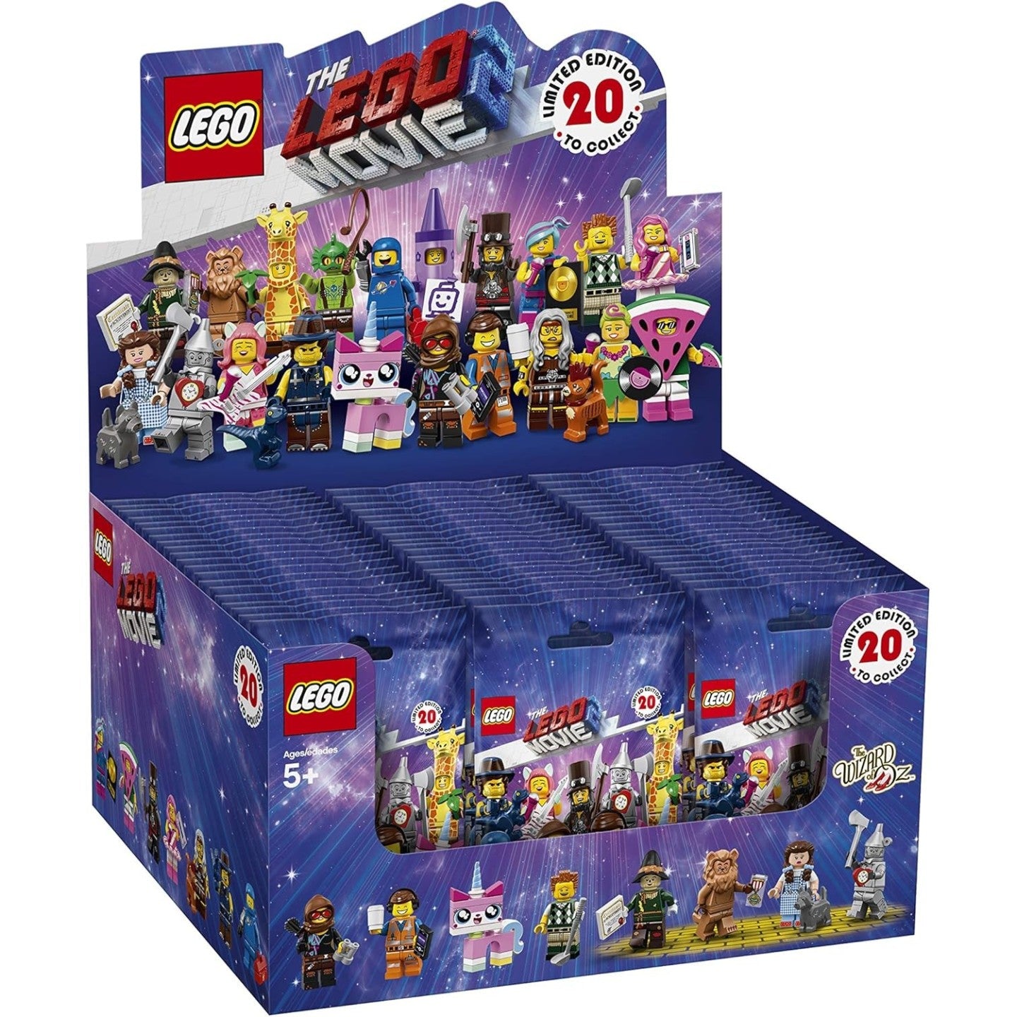 LEGO MINIFIGURES 71023 LEGO MOVIE 2 BOX 60 BUSTINE